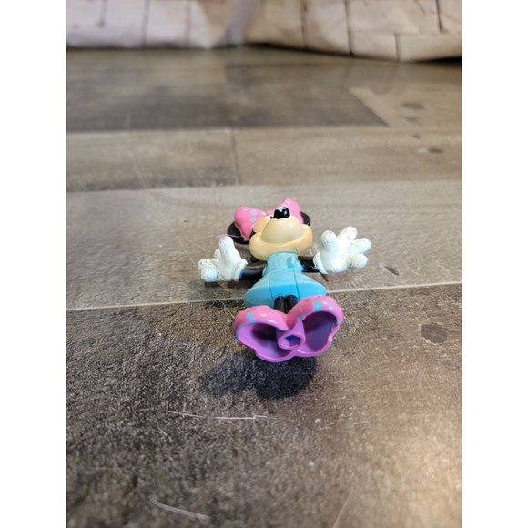 Minnie Mouse blue pink Disney toy figure AS IS - Picture 3 of 7